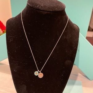 Return to Tiffany round bounce round tag pendant